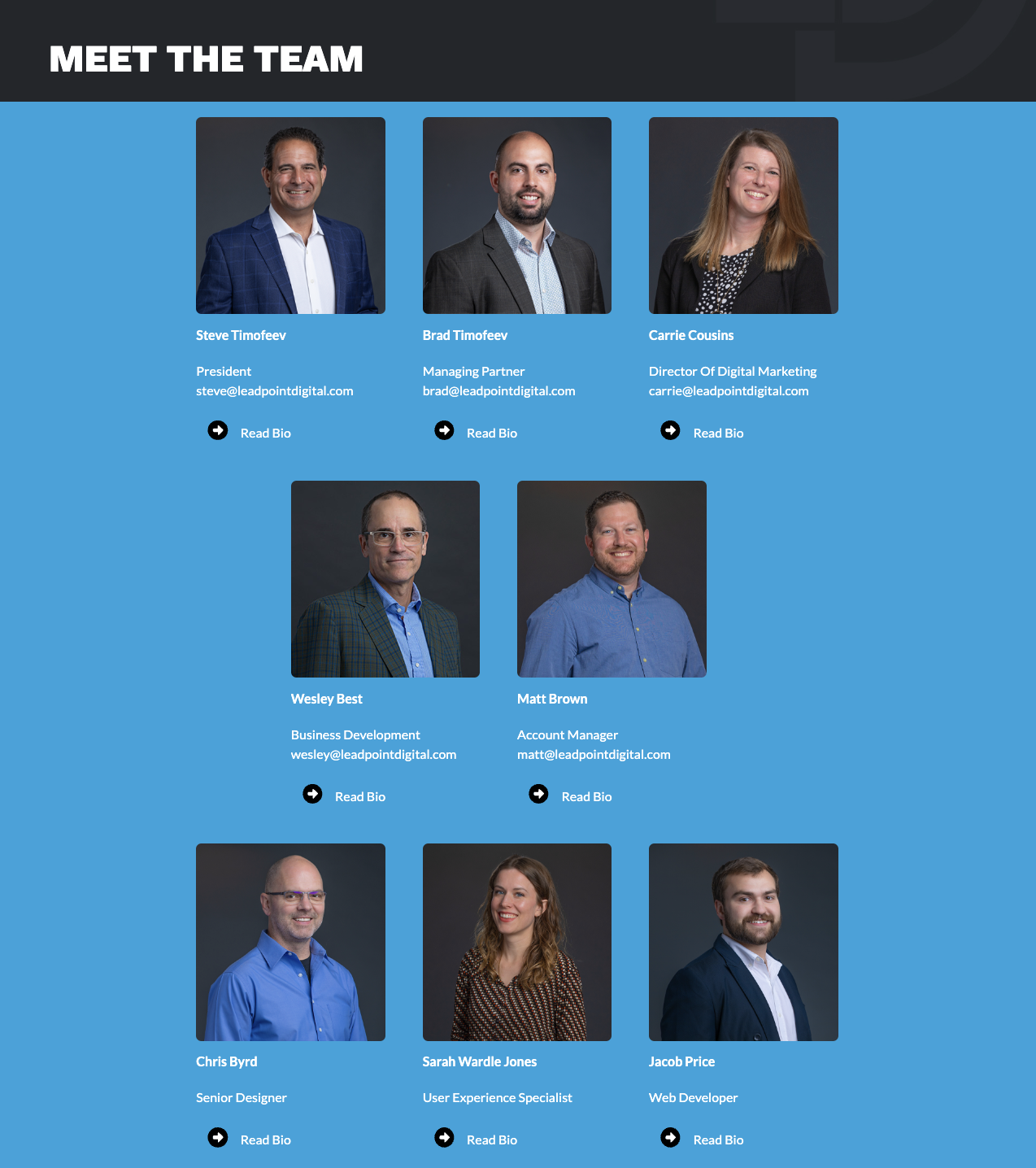 LeadPoint Digital Executive Portraits